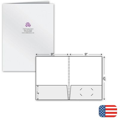 9 X 12 Extra Capacity Presentation Folder – Ink