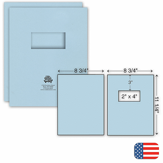 Two Part Report Cover - Ink - w/window - Office and Business Supplies Online - Ipayo.com