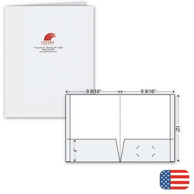 Reinforced Presentation Folder - Ink Imprint - Office and Business Supplies Online - Ipayo.com