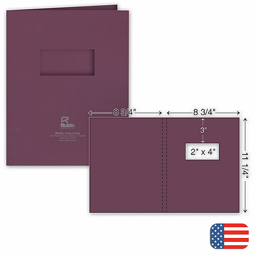 One Part Extra Capacity Report Cover - Foil Imprint w/window - Office and Business Supplies Online - Ipayo.com