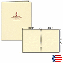 8 3/4 X 11 1/4 One Part Extra Capacity Report Cover – Foil Imprint