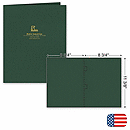 Side-Staple Report Cover - Foil Imprint