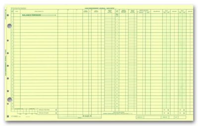 18 X 11 General Data Entry Journal
