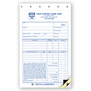 5 1/2 x 8 1/2 Rental Agreements with Carbons