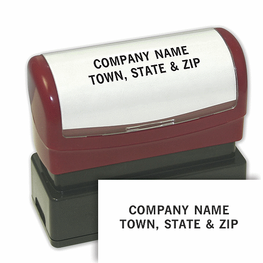 2 Line Custom Stamp - Pre-Inked Stamp