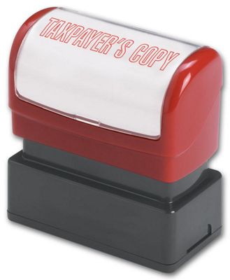 Taxpayers Copy Stamp - Pre-Inked - Office and Business Supplies Online - Ipayo.com