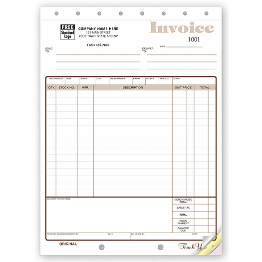 Furniture and Appliance Invoices - Office and Business Supplies Online - Ipayo.com