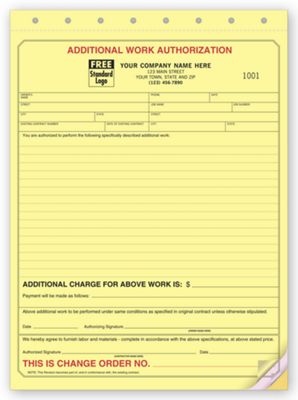 Additional Work Authorizations - Office and Business Supplies Online - Ipayo.com