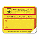 4 3/4 x 3 3/4 Jumbo Padded Mailing Label with Special Wording