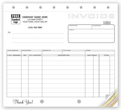 Classic, Small Shipping Invoices - Office and Business Supplies Online - Ipayo.com