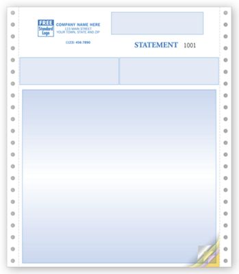 8 1/2 x 11 Multi Purpose Forms, Continuous, Classic