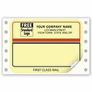 3 7/8 x 2 7/8 Continuous Mailing Label,  First Class Mail