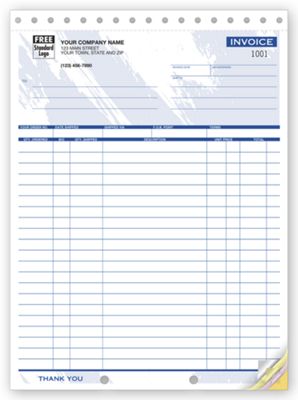 8 1/2 x 11 Shipping Invoices – Large