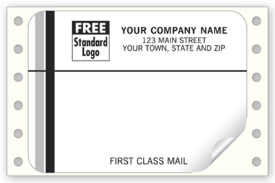 3 7/8 x 2 7/8 First Class Mail, Mailing Labels, Continuous, White