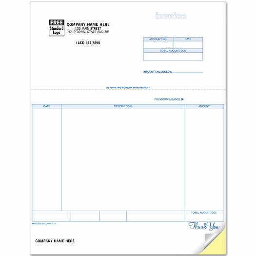 Invoices, Laser, Classic