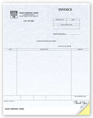 Invoices, Laser, Parchment