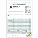 6 3/8 x 8 1/2 Landscaping Invoice – 6 3/8 x 8 1/2