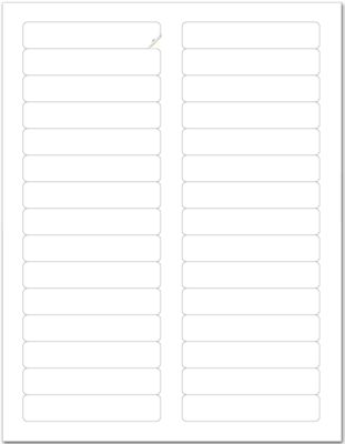 File Folder Labels, Laser