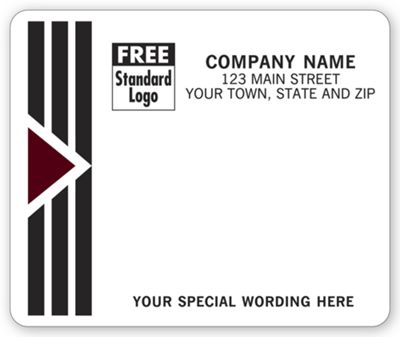 Park Avenue Mailing Labels, Laser, w/ Black/Burgundy - Office and Business Supplies Online - Ipayo.com