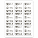 2 5/8  x 1 Mailing Labels, Laser, Permanent