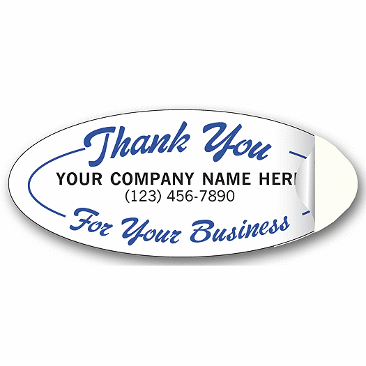Thank You Label, Oval - Office and Business Supplies Online - Ipayo.com