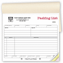 8 1/2 x 7 Packing Lists – Booked