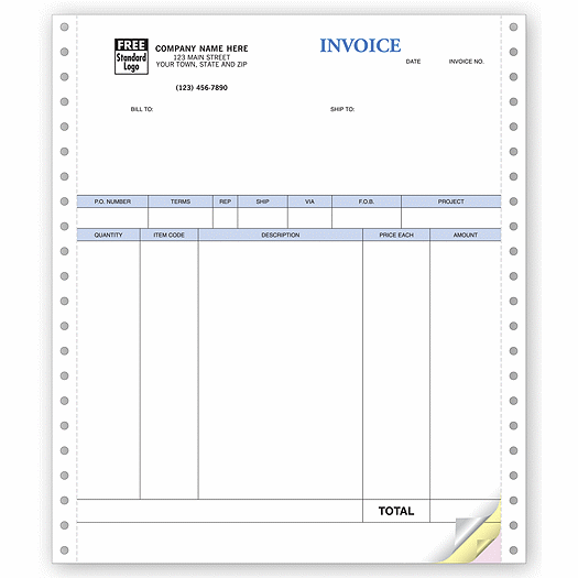 Product Invoices, Continuous, Classic - Office and Business Supplies Online - Ipayo.com