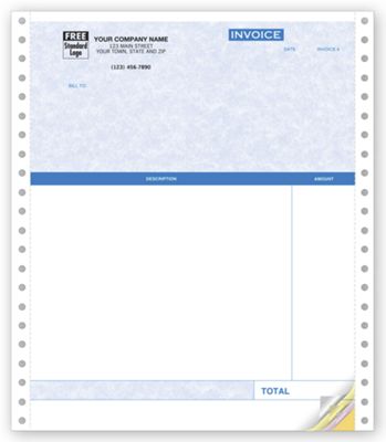 Continuous Professional Invoice Parchment - Office and Business Supplies Online - Ipayo.com