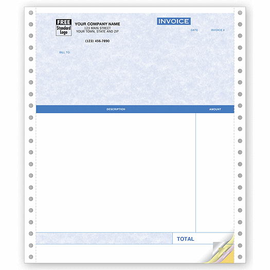 Continuous Professional Invoice Parchment - Office and Business Supplies Online - Ipayo.com