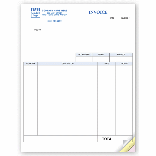 Service Invoices, Laser, Classic - Office and Business Supplies Online - Ipayo.com