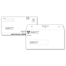 Mailing 9 x 4 1/2 , Return 7 1/2 x 3 5/8 Combination, Mailer and Return Envelope