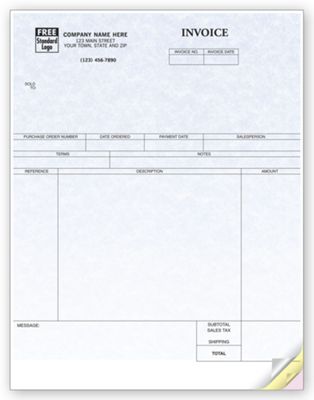 Service Invoices, Laser, Parchment