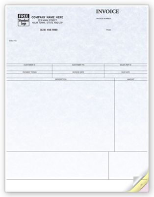 Service Invoices, Laser, Parchment - Office and Business Supplies Online - Ipayo.com