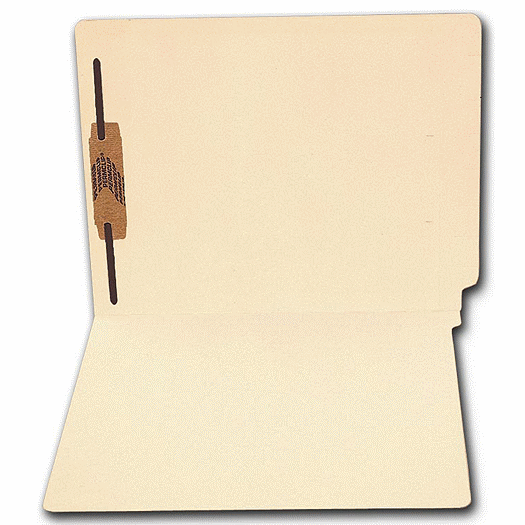 End Tab Full Cut Manila Folder, 11 pt, One Fastener - Office and Business Supplies Online - Ipayo.com