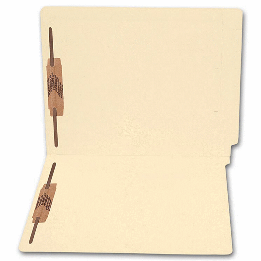 End Tab Full Cut Manila Folder, 11 pt, Two Fastener - Office and Business Supplies Online - Ipayo.com