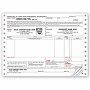 9 1/2 x 7  (8 1/2 x 7  detached) Cont. Bill of Lading Form
