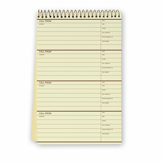 Phone Call Record Book - Office and Business Supplies Online - Ipayo.com