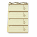 5 1/2 x 8 1/2 Phone Call Record Book