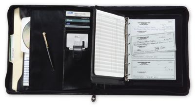 3-On-A-Page Deskbook Portfolio, 6 Ring - Office and Business Supplies Online - Ipayo.com