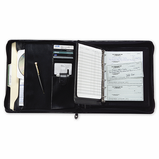 3-On-A-Page Deskbook Portfolio, 6 Ring - Office and Business Supplies Online - Ipayo.com