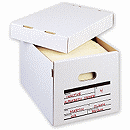 12 1/4 x 16 3/4 x 10 1/4 Corrugated Storage Boxes, 6 per case