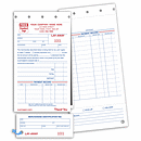 4 1/4 x 8 1/2 Layaway Forms