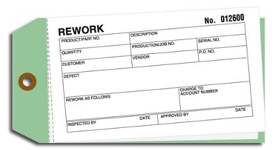 Material Control Tags - Rework - Office and Business Supplies Online - Ipayo.com