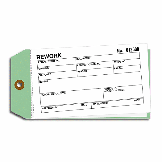 Material Control Tags - Rework - Office and Business Supplies Online - Ipayo.com