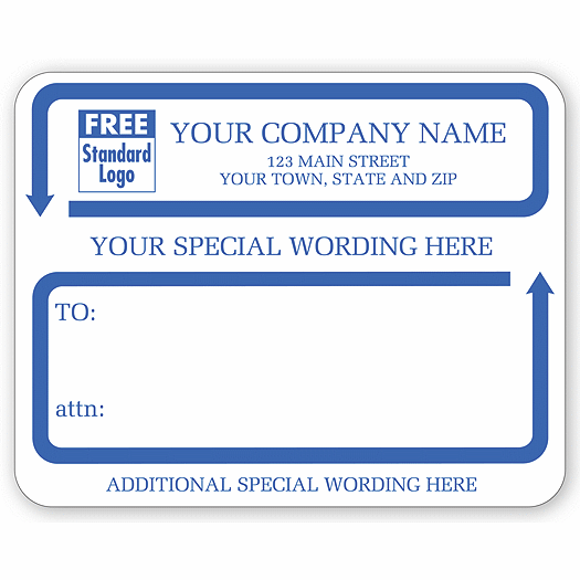 Jumbo Mailing Labels w/ Special Wording, Padded, White - Office and Business Supplies Online - Ipayo.com