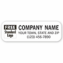 24 x 8 Small Vehicle Sign, 1-ink color with Standard Logo