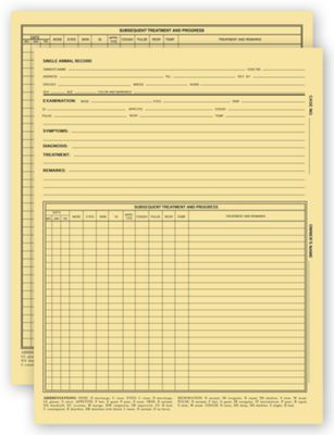 Vet Animal Exam Records, Without Account Record, Letter Size - Office and Business Supplies Online - Ipayo.com