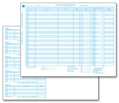 11 X 8 1/2 EZ-Writer Journal