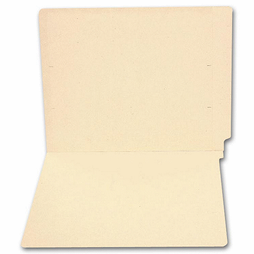 End Tab Full Cut Manila Folder, 11 pt, No Fastener - Office and Business Supplies Online - Ipayo.com