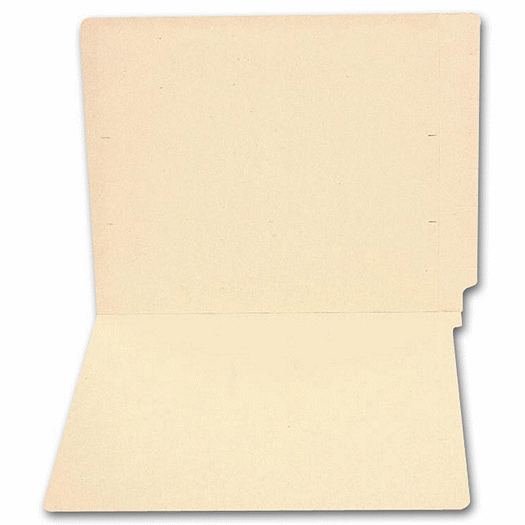 End Tab Full Cut Manila Folder, 14 pt, No Fastener - Office and Business Supplies Online - Ipayo.com